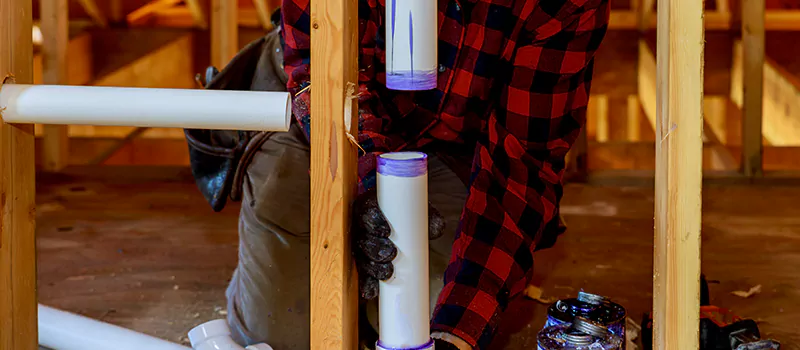 Process of Rough In Plumbing in Corman, Hamilton