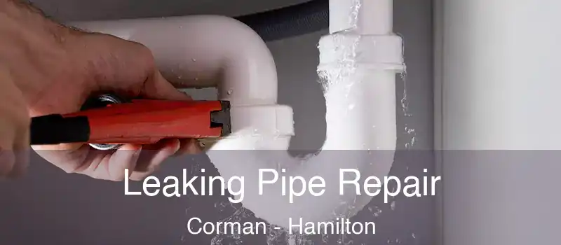  Leaking Pipe Repair Corman - Hamilton