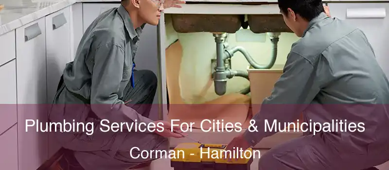  Plumbing Services For Cities & Municipalities Corman - Hamilton